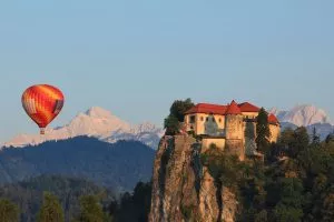 Beundra Sloveniens skönhet från ovan